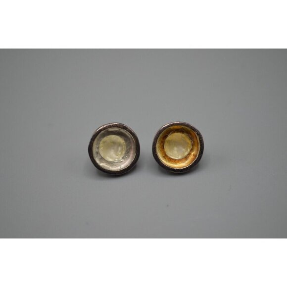 Blue Goldstone Beaded Faceted Necklace Sterling Silver 16" Convertible 925 - Picture 4 of 8